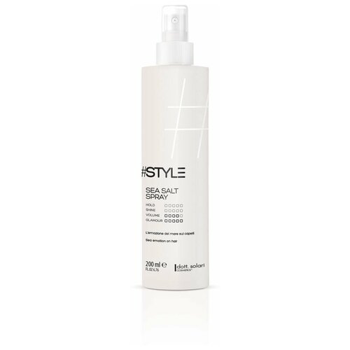 Dott.Solari Style White Line спрей для волос Sea Salt Spray, 300 г, 200 мл спрей для волос с морской солью style perfetto beachy hair sea salt spray 200мл