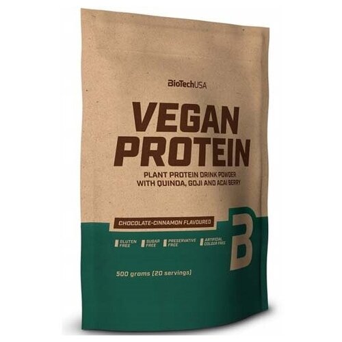 Протеин веганский BioTech USA Vegan Protein шоколад-корица 500 гр