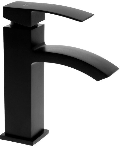 Смеситель для раковины ZEIN Z2738, квадратный, картридж керамика 35 мм, черный
