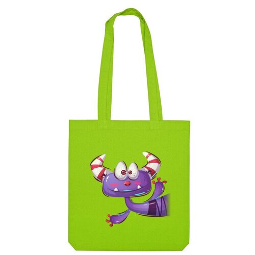 фото Сумка шоппер us basic, зеленый