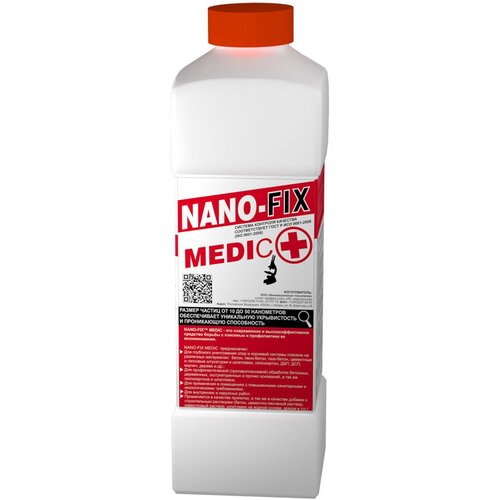 Средство против плесени NANO-FIX MEDIC 1 литр. Пропитка от плесени глубокого проникновения пролонгированного действия