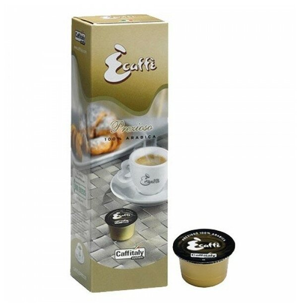 Кофе в капсулах Caffitaly System Ecaffe Prezioso, 10 капсул, для Paulig, Luna S32, Maia S33, Tchibo, Cafissimo - фотография № 3