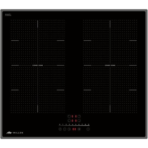 Варочная панель встраиваемая, индукционная MILLEN MIH 602 BL, черный