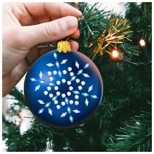 фото Набор для творчества "новогодний шар. снежинка" 5018406 школа талантов