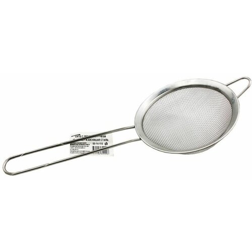 Сито с ободом и ручкой 10 см, нерж. сталь