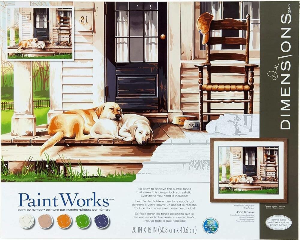 Набор для творчества Dimensions DMS-73-91742 День ленивой собаки — фото 1