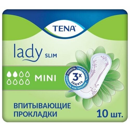 Tena Прокладки Tena Lady Slim Mini, 10 шт.