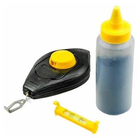 Набор для разметки LIT инструмент: малярный шнур, пузырьковый уровень, краска разметочная