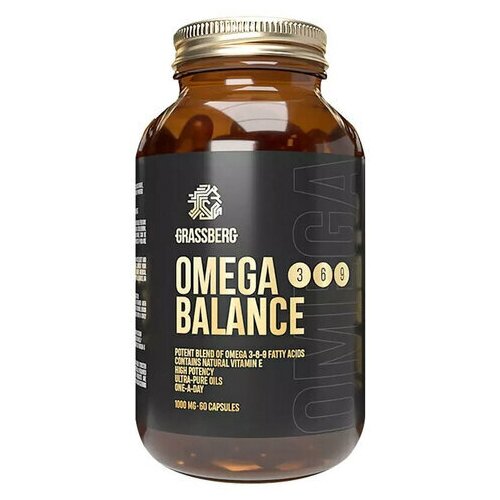 Grassberg Omega 3-6-9 Balance 1000 мг. (60 капс.)