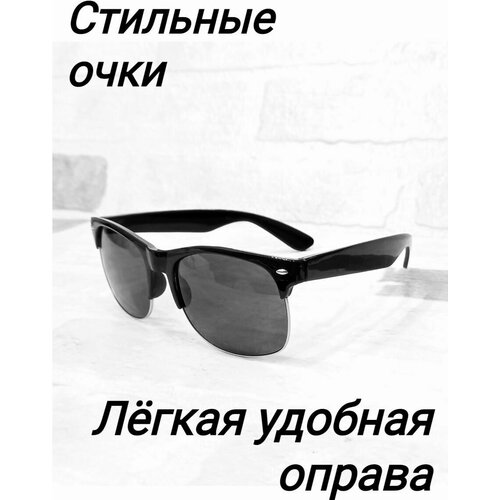 Солнцезащитные очки , черный солнцезащитные очки oakley монолинза оправа пластик спортивные с защитой от уф зеркальные устойчивые к появлению царапин белый