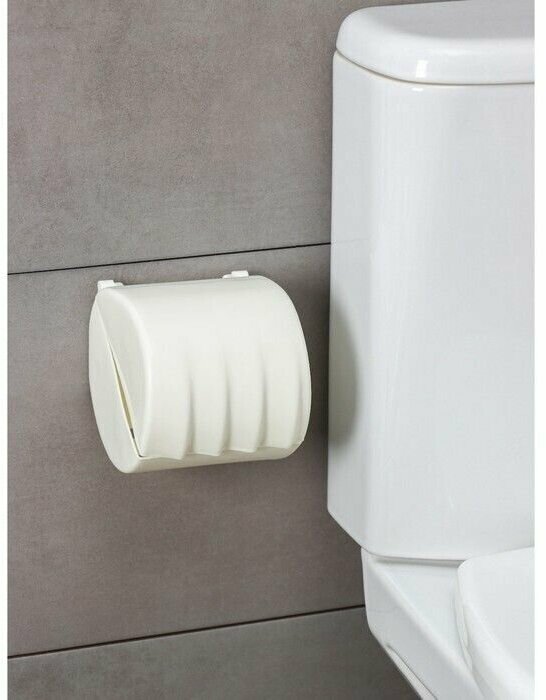 Держатель для туалетной бумаги Regular, 15,5х12,2х13,5 см, цвет белое облако