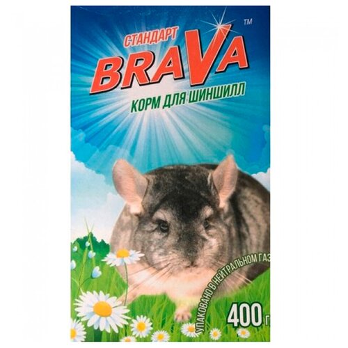 Корм для шиншилл brava стандарт 400г