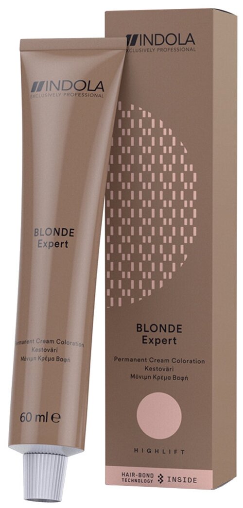 Indola Blonde Expert Перманентный крем-краситель для волос Highlift, 1000.1, Блондин пепельный