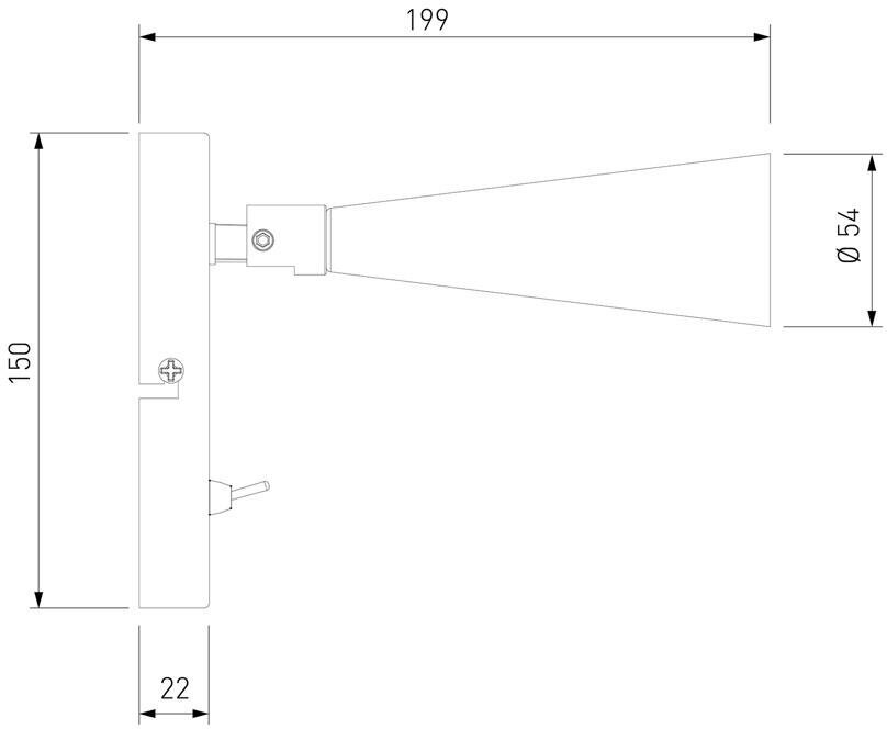 Настенный светильник Elektrostandard Horn GU10 SW чёрный MRL 1010 - фото №10