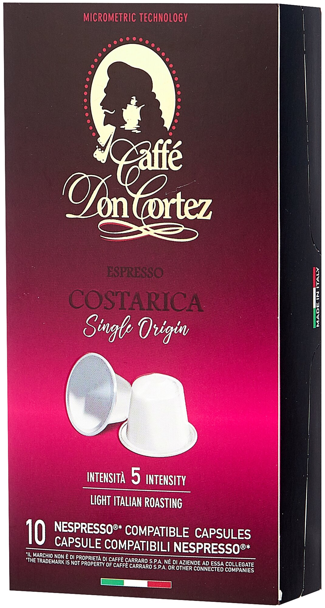     nespresso DON CORTEZ (N) COSTA RICA 10