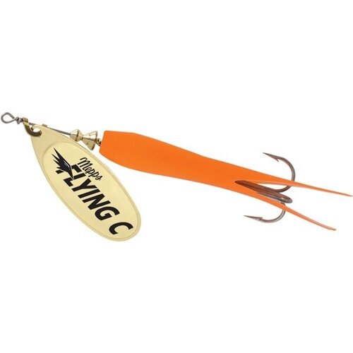 Блесна вращающаяся Mepps AGLIA FLYING C, 15g №3 Gold/Orange C_AFCO14_3154