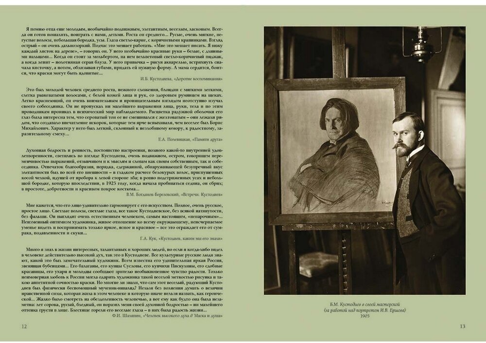 Кустодиев Борис Михайлович. Фрагменты жизни. 1878-1927. Живопись. Графика - фото №2