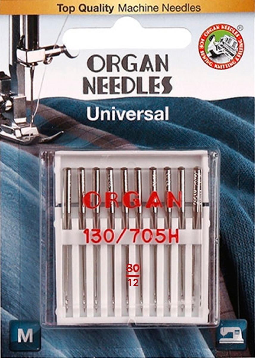 Organ иглы Универсальные 10/80 блистер