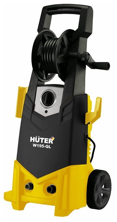 Мойка Huter 420л/ч 2500Вт с барабаном для шланга + пеногенератор HUTER W195-PRO | цена за 1 шт