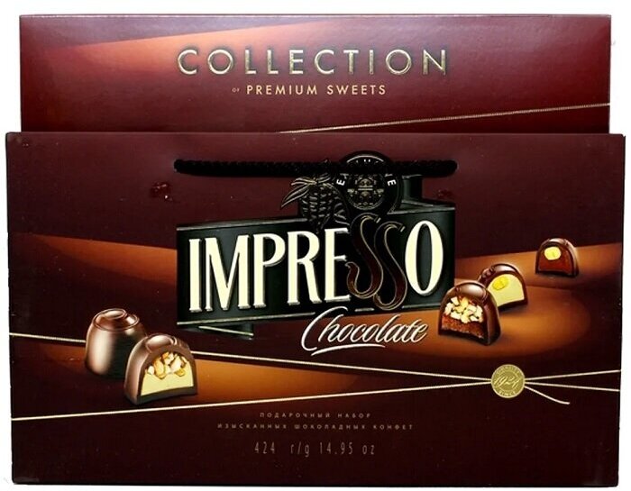 Подарочный набор конфет IMPRESSO Премиум "Спартак" (Коричневый) 424 г * 1 - фотография № 6