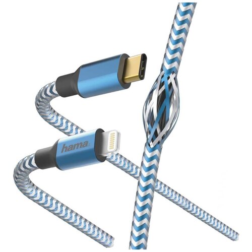 Кабель Hama 00183311 USB Type-C (m)-Lightning (m) 1.5м синий