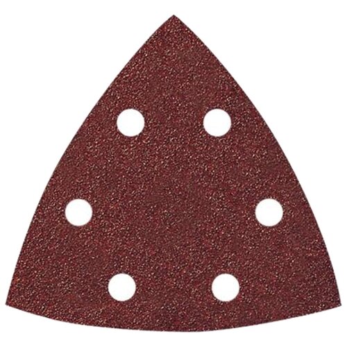 Треугольник шлифовальный на липучке для обработки древесины и металла (96 мм; Р100; 6 отверстий) KLINGSPOR 145055