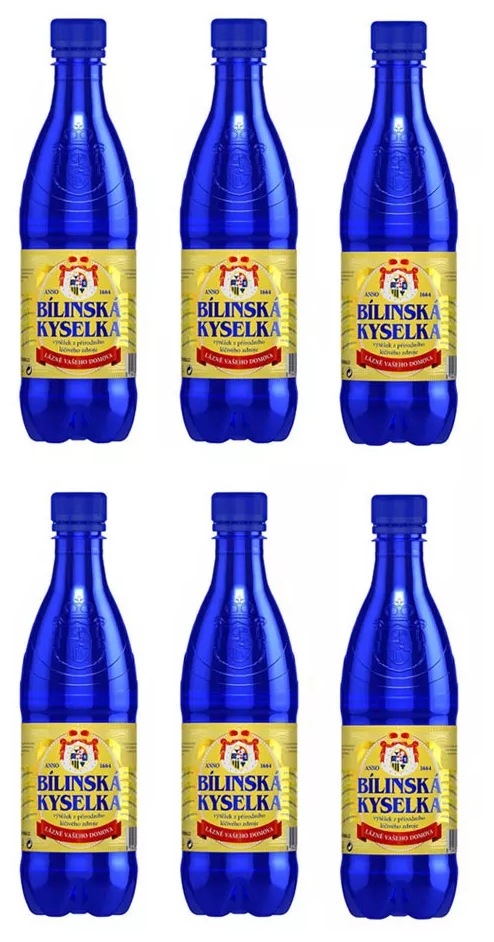 Вода лечебно-столовая Bilinska Kyselka (Билинска Киселка) 6 шт по 0,5 л пэт - фотография № 1