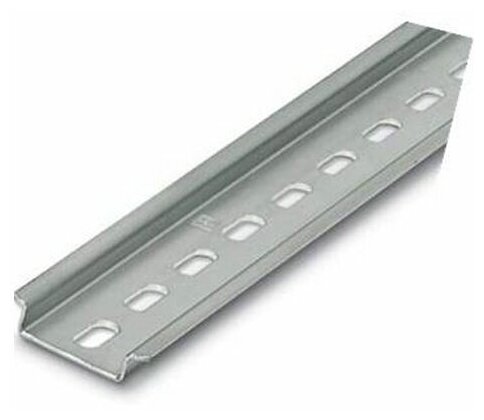 фото DIN-рейка оцинкованная 30см
