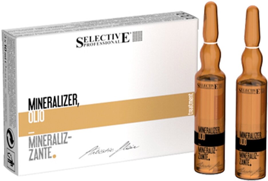 Selective, Реструктурирующий лосьон для волос Artistic Flair Mineralizer, 10*12 мл