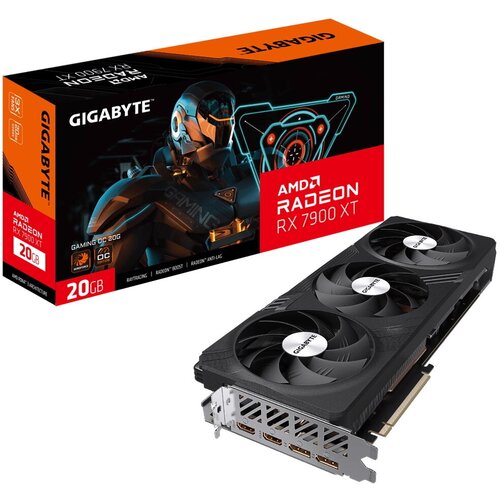 Видеокарта Gigabyte PCI-E 4.0 GV-R79XTGAMING OC-20GD AMD Radeon RX 7900XT 20480Mb 256 GDDR6 2015/16000 HDMIx2 DPx2 HDCP Ret видеокарта sapphire pci e 4 0 11335 02 20g nitro rx 7700 xt gaming oc amd radeon rx 7700xt 12288mb 192 gddr6 2276 18000 hdmix2 dpx2 hdcp ret