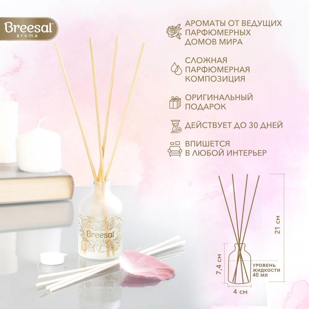 Диффузор Breesal ароматический Aroma Sphere Трепетное прикосновение, 40 мл - фото №2