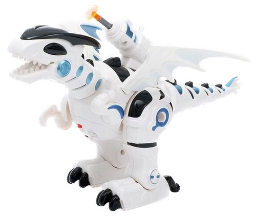 Робот-игрушка «Динозавр тиранобот» ТероПром, 4388180, стреляет, свет, звук, работает от батареек