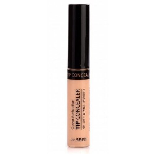 The Saem Консилер Cover Perfection Tip Concealer, оттенок 1.5 Medium Beige the saem консилер cover perfection tip concealer оттенок 0 5 ice beige