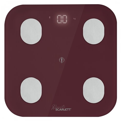 Весы электронные Scarlett SC-BS33ED104, красный