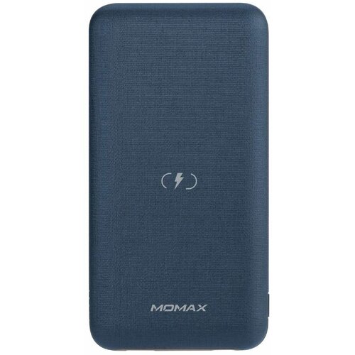 Повербанк (powerbank) с беспроводной зарядкой Momax Q.Power Touch, 10000мАч - Синий (IP91MFIB)