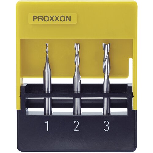 Фрезы твердосплавные, 3 шт. (1 - 2 - 3 мм) 27116 Proxxon
