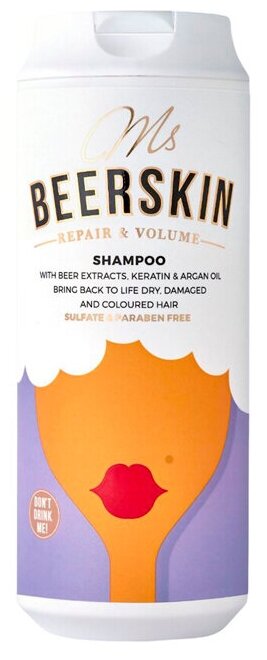 Шампунь для волос восстановление и объём Ms.Beerskin Repair & Volume Shampoo 440 мл