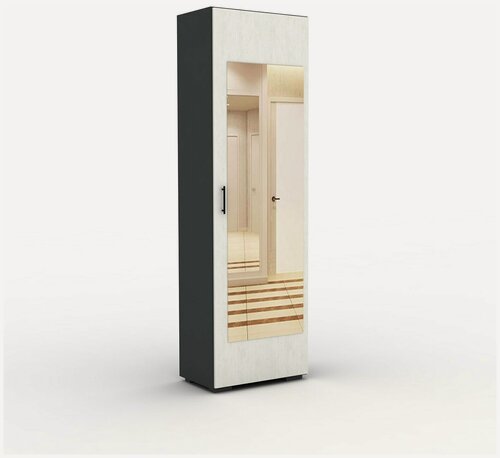 Изображение товара Шкаф Монс-200oj распашной антрацит современный современный для прихожей и спальни