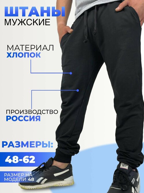 брюки FORLIKE, размер 50, черный