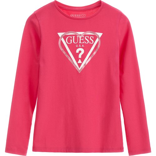 Футболка GUESS, хлопок, размер 128, белый