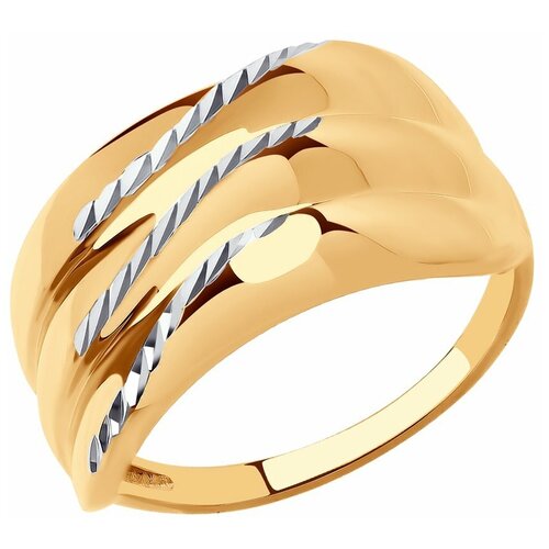 фото Sokolov кольцо из золота 018731, размер 16.5