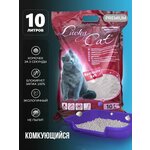 Наполнитель Lucky Cat комкующийся 10л/Лаки Кэт для кошачьего туалета, туалет для кошек - изображение
