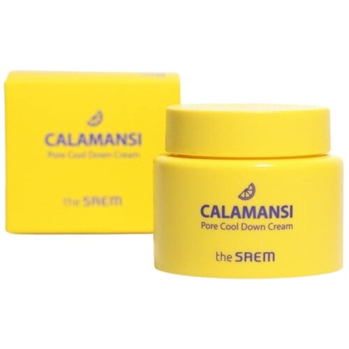 THE SAEM CALAMANSI PORE COOL Охлаждающий поросуживающий крем для лица, 100мл