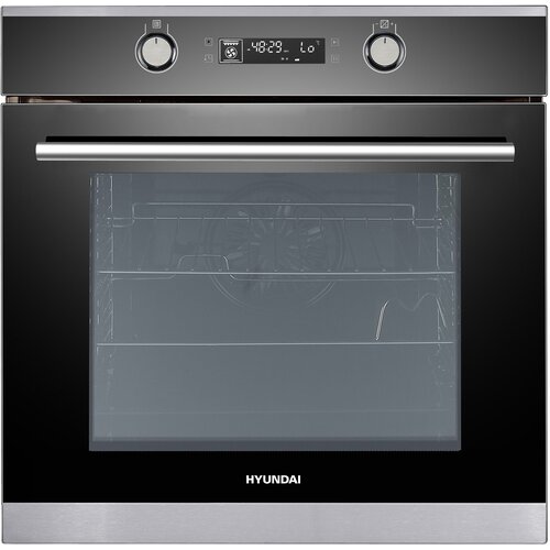 Духовой шкаф Электрический Hyundai HEO 6648 IX серебристыйчерный встраиваемый 3999000₽