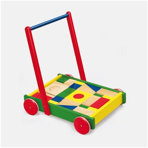 каталка ходунки viga activity baby walker 44028 серый Каталка с конструктором Viga, 36 дет. 50306