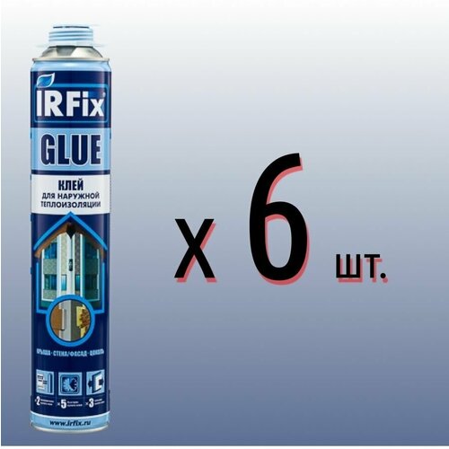 Клей пена всесезонная IRFix GLUE для теплоизоляции - 6шт 3385₽