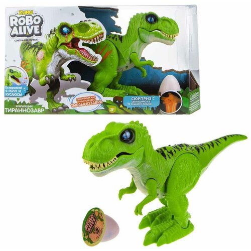 zuru игровой набор робо тираннозавр roboalive зеленый слайм 1Toy Игровой набор RoboAlive Робо-Тираннозавр 1toy Т19289
