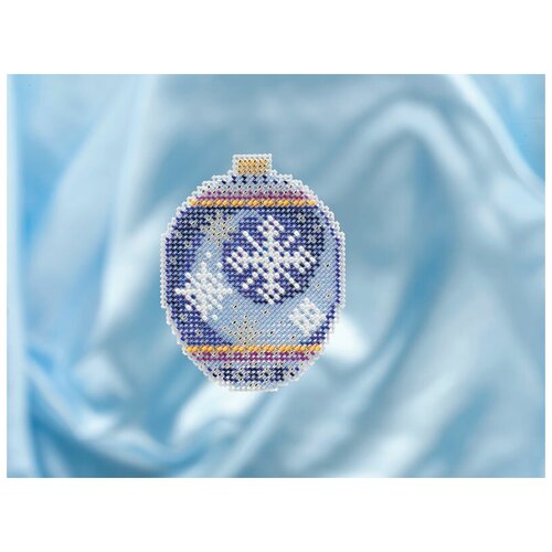 фото Набор для вышивания бисером полуночный снегопад mill hill