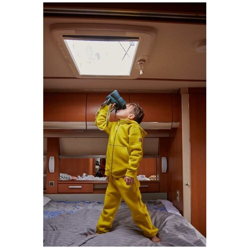 фото 620007, костюм детский, футер начес (серый, 7 лет, 32-122) lemive