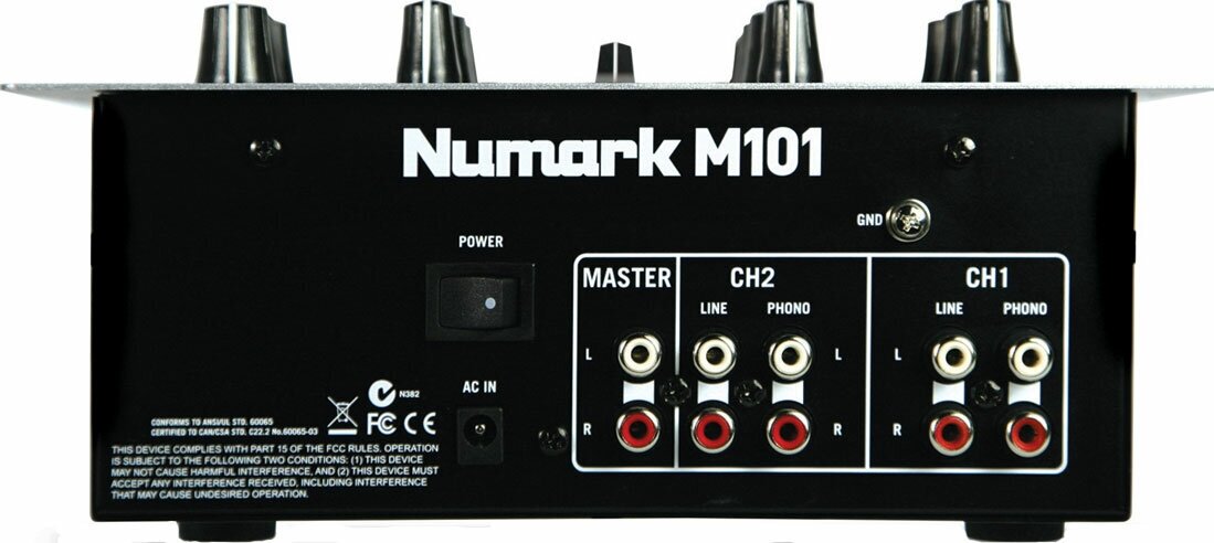 Numark M101 высокоадаптивный двухканальный диджейский микшер